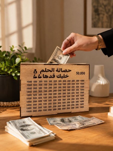 حصالة خشبيه 50000